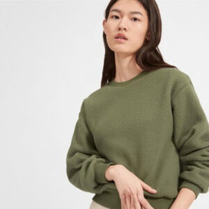 Everlane ReNew Fleece Raglan Sweatshirt